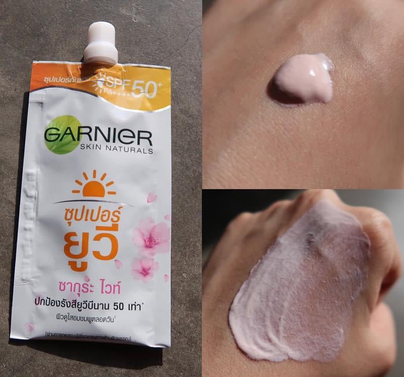 Garnier Sakura Super UV Sunscreen SPF50+ PA++++ 7ml