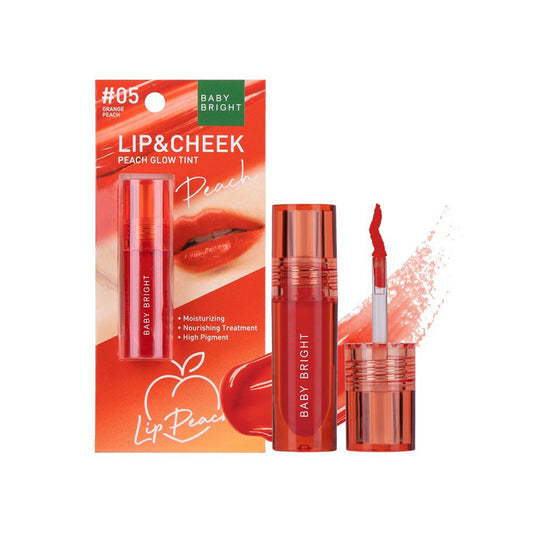 Baby Bright Lip & Cheek Peach Glow Tint #05