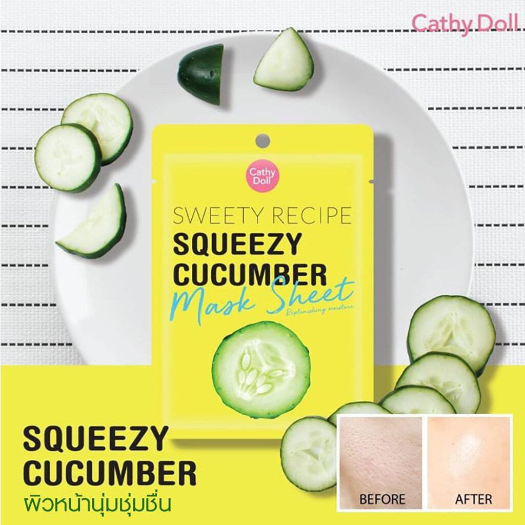 Cathy Doll Squeezy Cucumber Mask Sheet