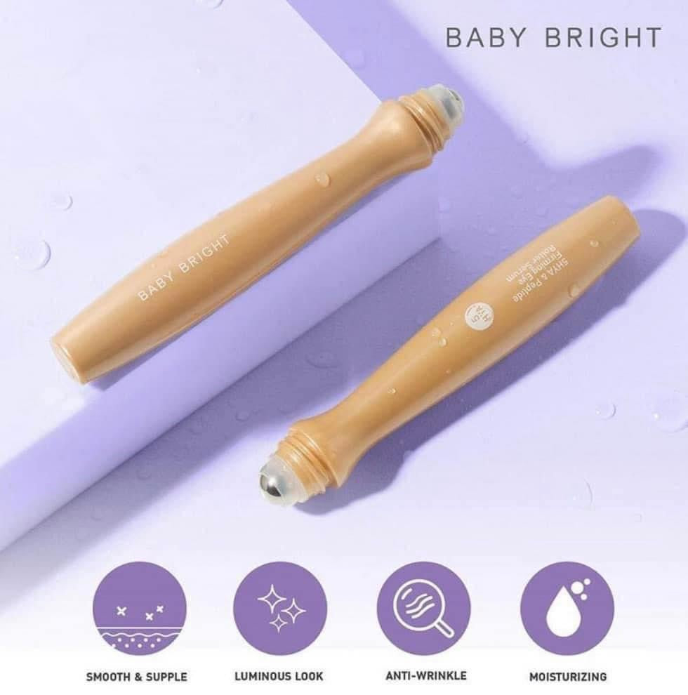 Baby Bright 5HYA & Peptide Firming Eye Roller Serum 15ml