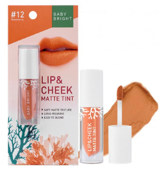 Baby Bright Lip&Cheek Matte Tint #12