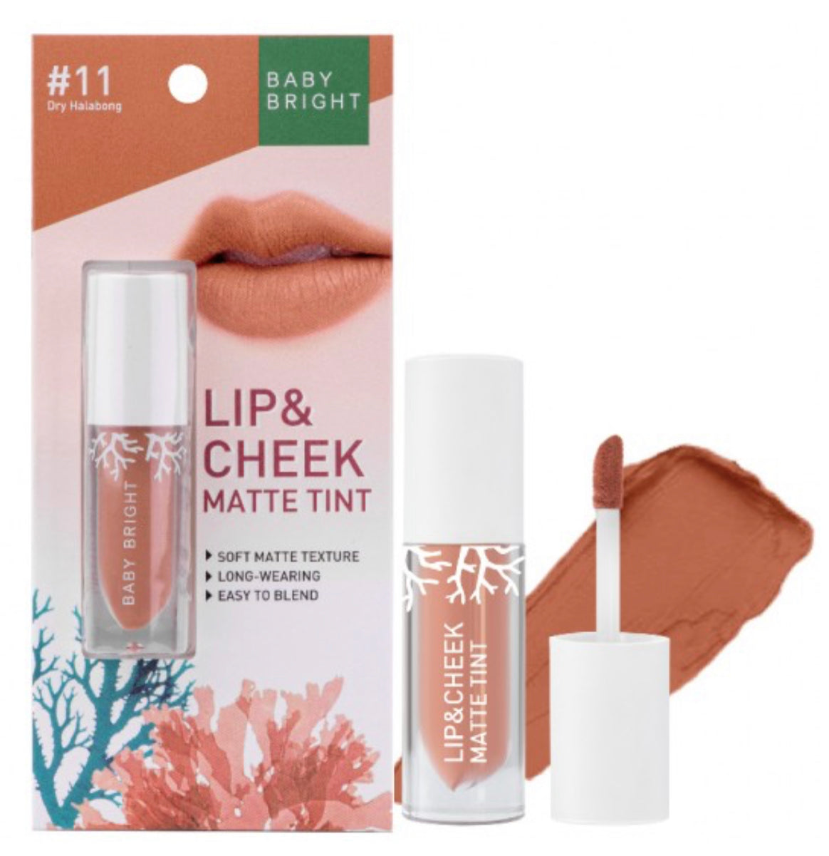 Baby Bright Lip&Cheek Matte Tint #11