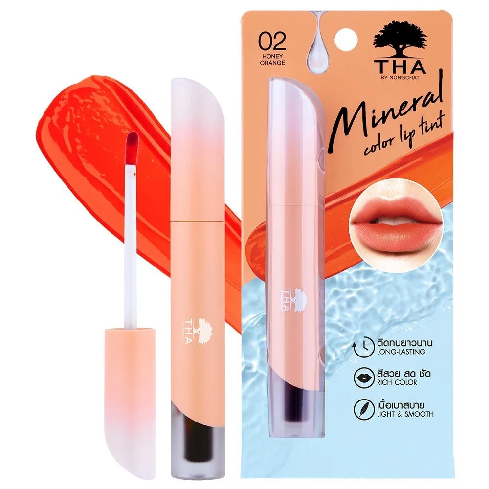 THA Mineral Color Lip Tint Long Lasting Clear & Smooth #02