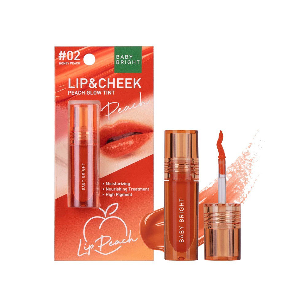 Baby Bright Lip & Cheek Peach Glow Tint #02