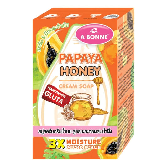 A Bonné Papaya Honey Soap 90g