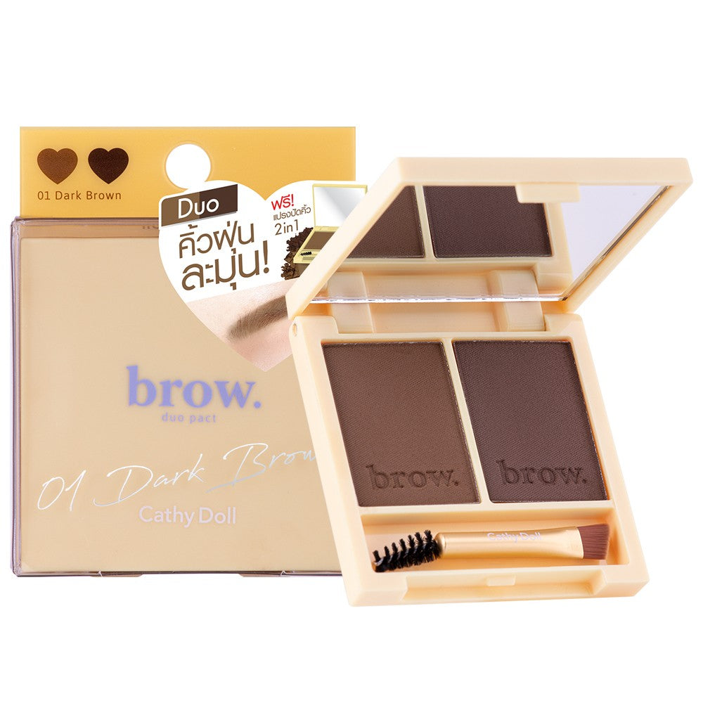 CATHY DOLL BROW DUO PACT 2.5G+2.5G