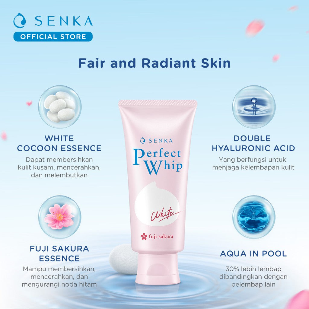 Senka Perfect Whip White Facial Cleansing Foam 100g