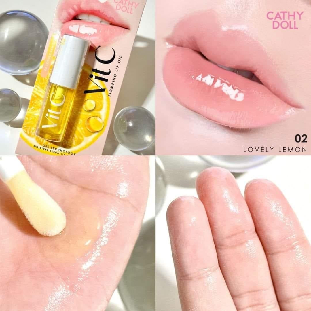 Cathy Doll Vit C Plumping Lip Oil Anti-Aging Soft & Smooth #02