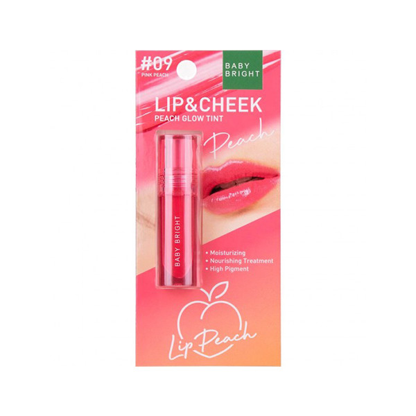 Baby Bright Lip & Cheek Peach Glow Tint #09