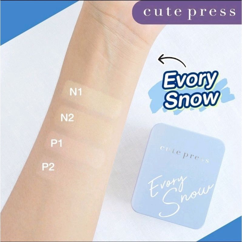 Cute Press Evory Snow Whitening & Oil Control Foundation Powder SPF30/PA++