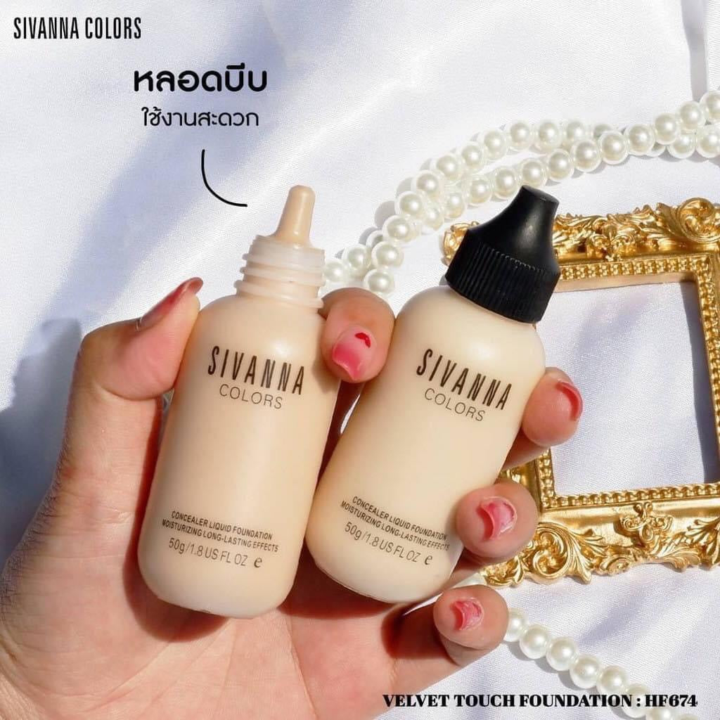 SIVANNA VELVET TOUCH FOUNDATION 50g