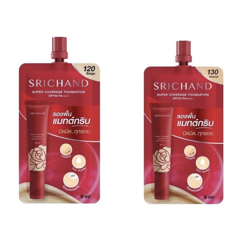 Srichand Super Coverage Foundation SPF50 PA+++ 6ml