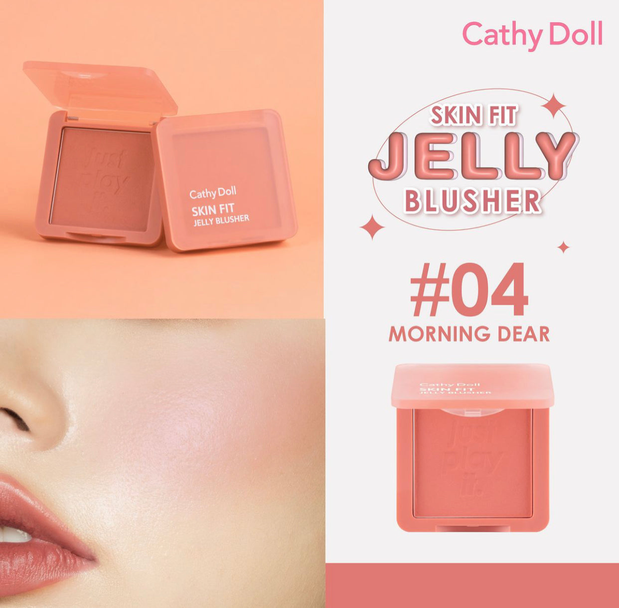 Cathy Doll Skin Fit Jelly Blusher 6g