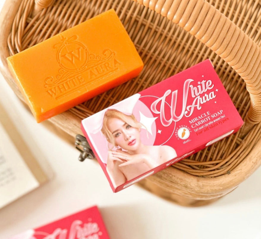 White Aura Miracle Carrot Soap 160g