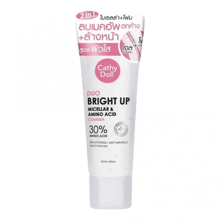 Cathy Doll Duo Bright Up Micellar &amp; Amino Acid Cleanser 50มล.+50มล