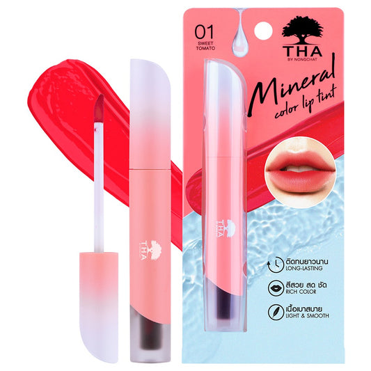 THA Mineral Color Lip Tint Long Lasting Clear & Smooth #01