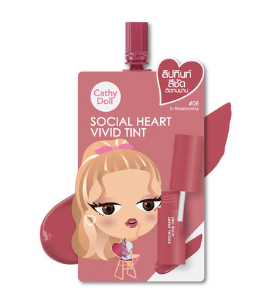 Cathy Doll Social Heart Vivid Tint #08