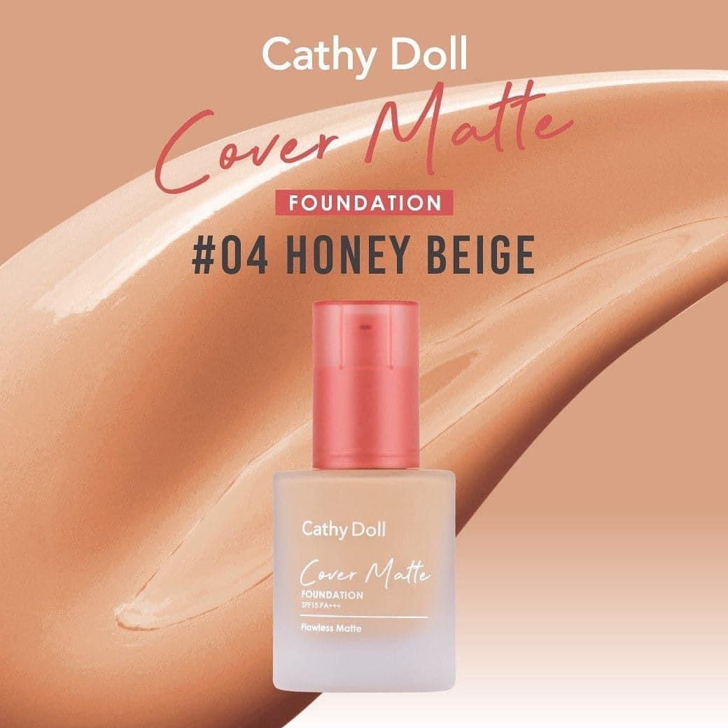 Cathy Doll Cover Matte Foundation SPF15/PA+++ 30g. เคที่ดอลล์