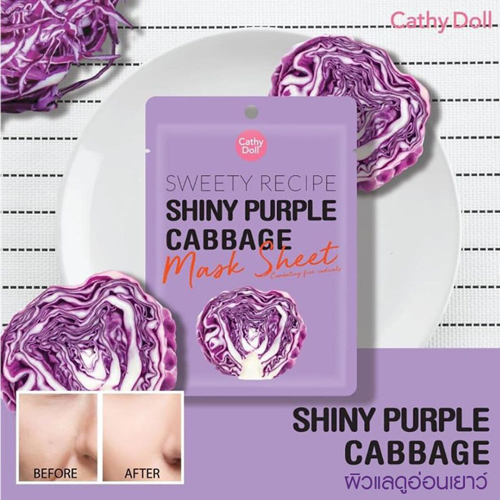 Cathy doll Shiny Purple Cabbage Mask Sheet