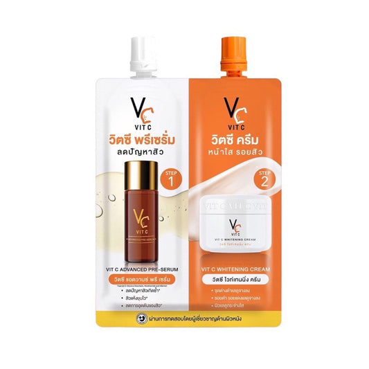 سيروم VC Vit C Bio Face Advanced Pre-Serum + كريم التبييض 8 جم