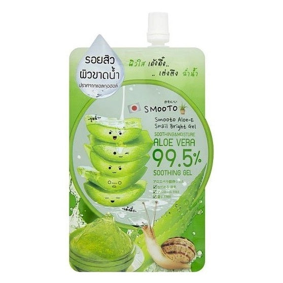 Smooto Aloe-E Snail Bright Gel 50g