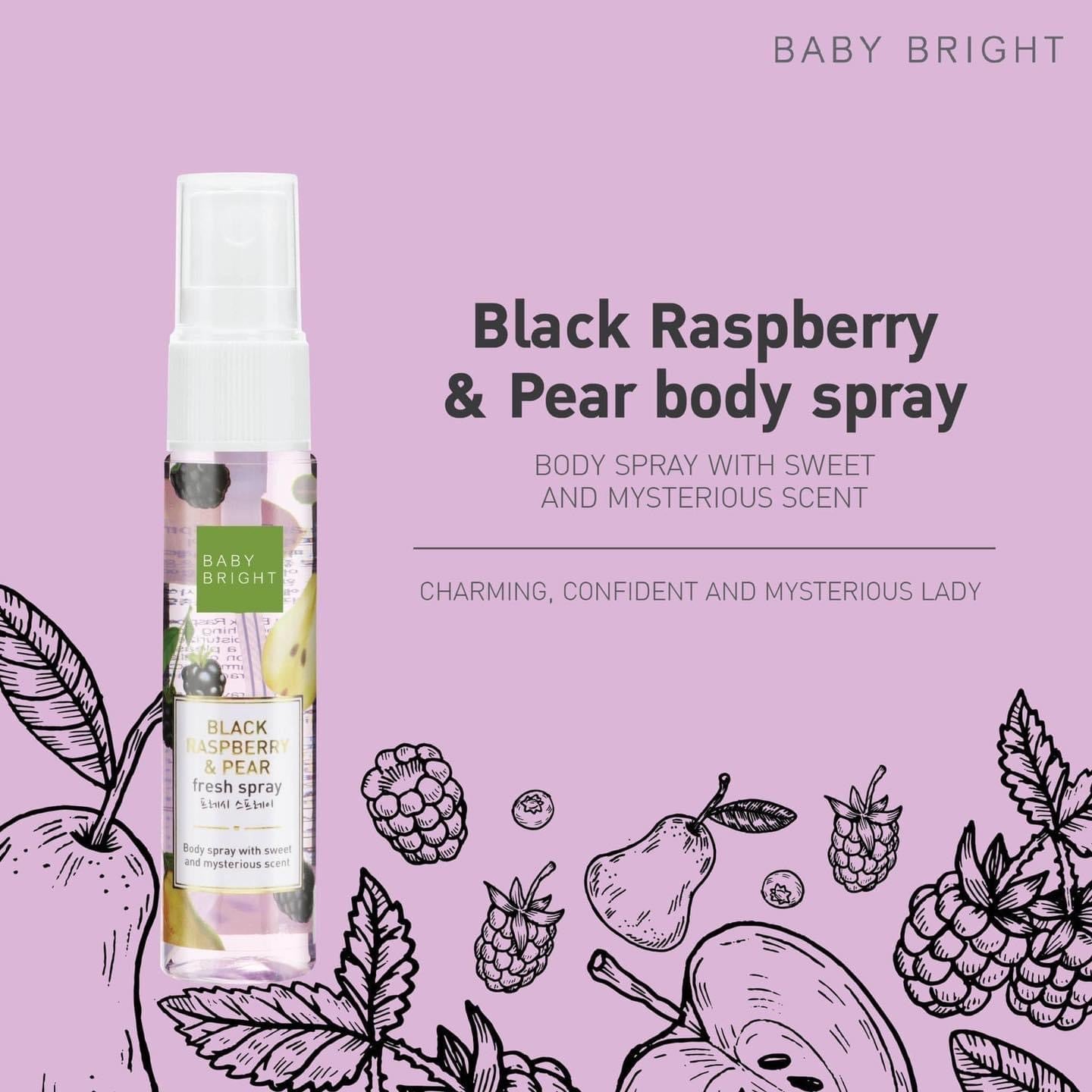 Baby Bright Black Raspberry&Pear Fresh Spray 20ml