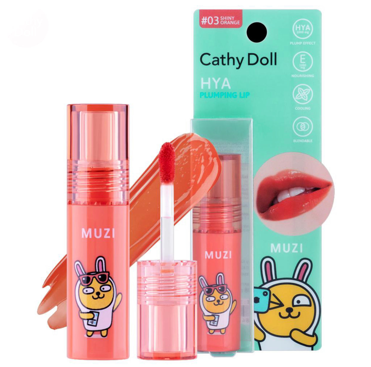 Cathy Doll Kakao Friends Hya Plumping Lip #03