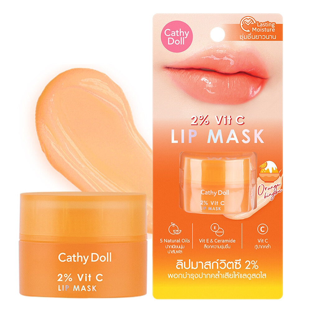 Cathy Doll 2% Vit c Lip Mask Orange Bingsu