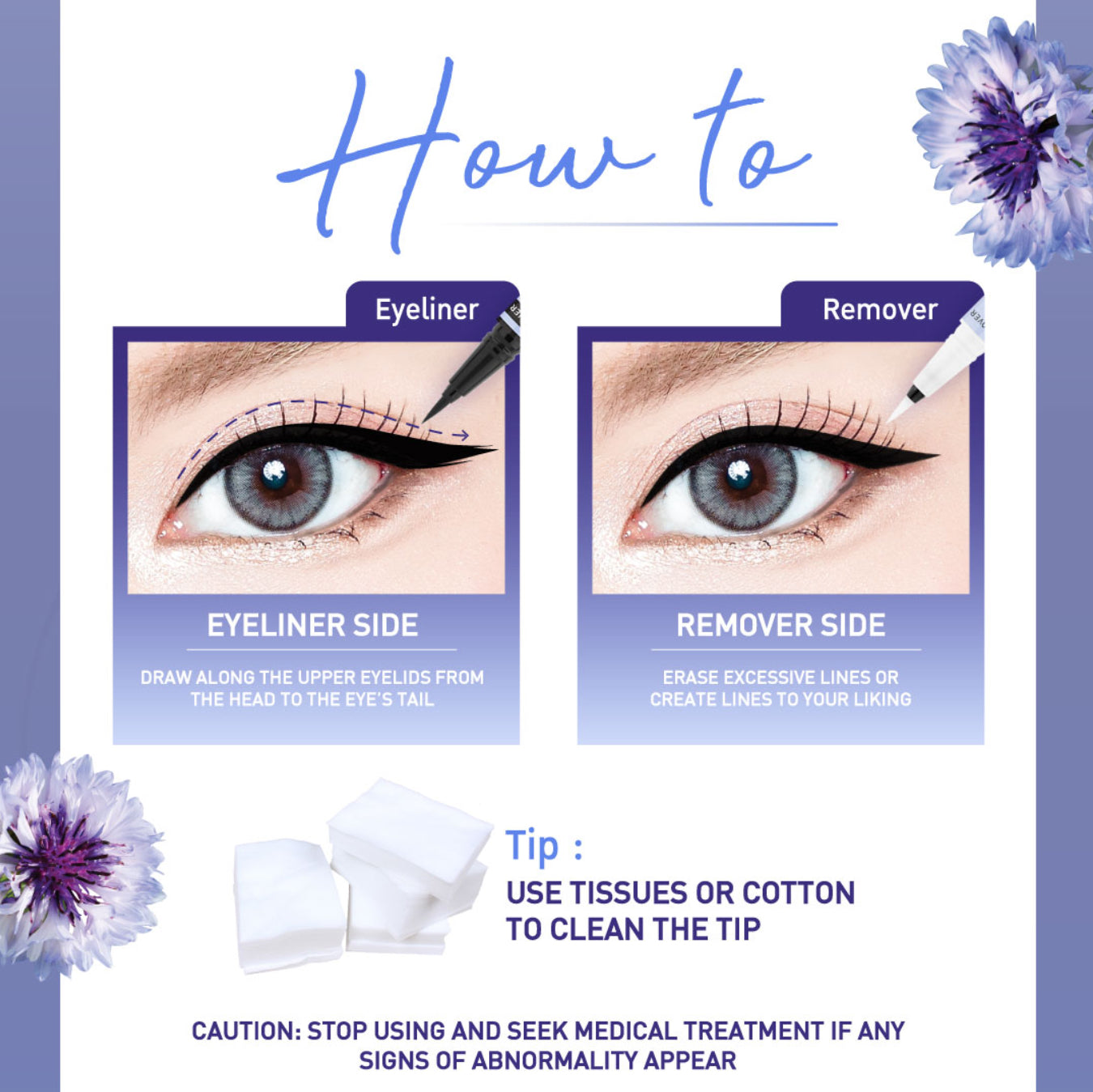 Baby Bright Cornflower Eyeliner & Remover #Brown