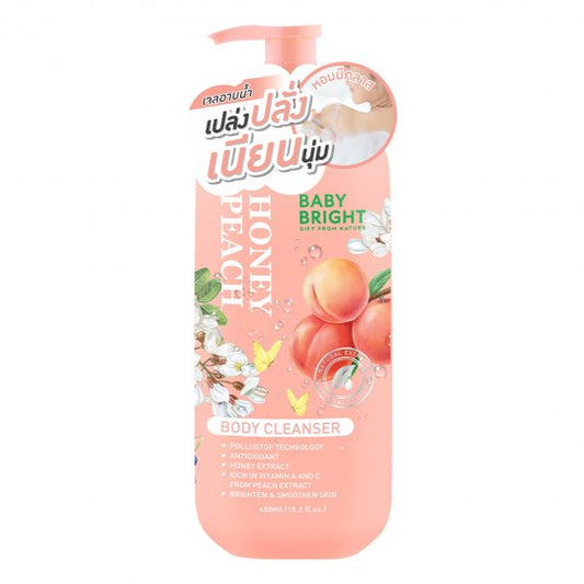 Baby Bright Honey Peach Body Cleanser