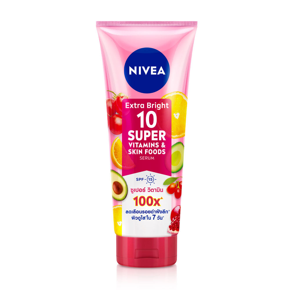 NIVEA Extra Bright 10 Super Vitamins & Skin Foods Serum 320ml