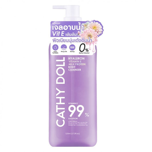 Cathy Doll Hyaluron Vitamin E Milk Protein Body Cleanser 520ML