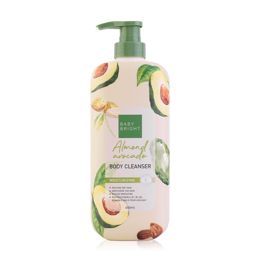 Baby Bright Almond Avocado Body Cleanser 450ml