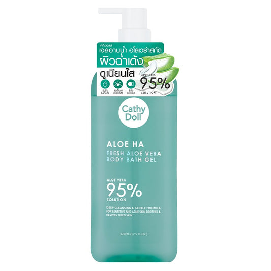 Cathy Doll Aloe Ha Fresh Aloe Vera Body Bath Gel 520ml