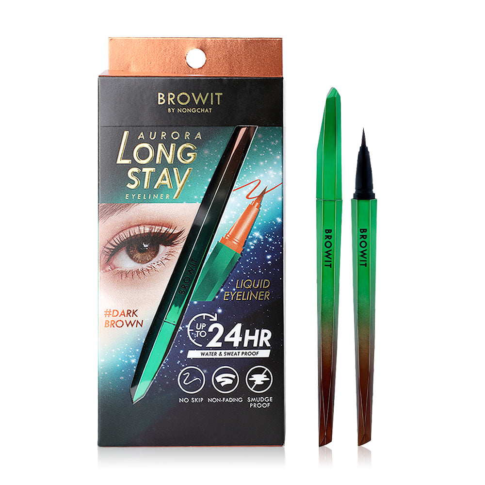 Browit Aurora Long Stay Eyeliner  #Dark Brown