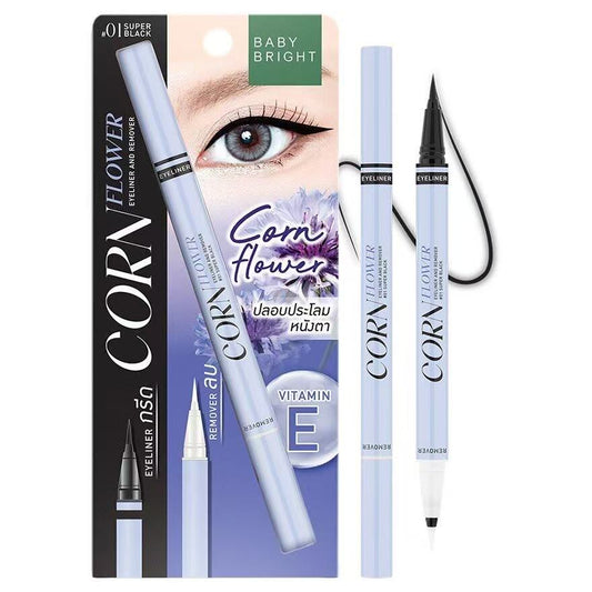 Baby Bright Cornflower Eyeliner & Remover #Black