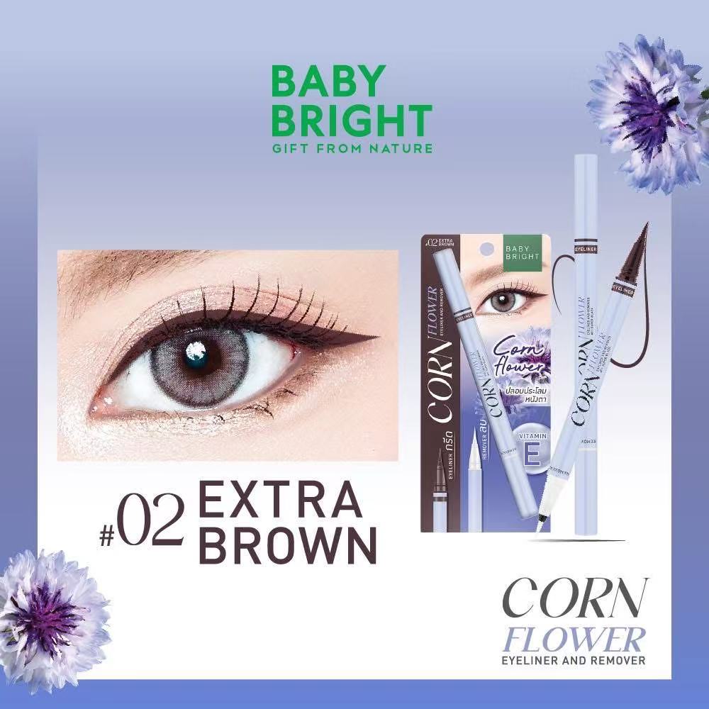 Baby Bright Cornflower Eyeliner & Remover #Brown