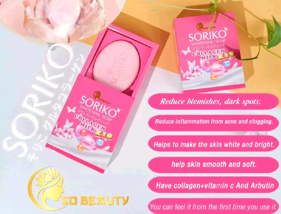 Soriko Collagen Milk Soap 80g