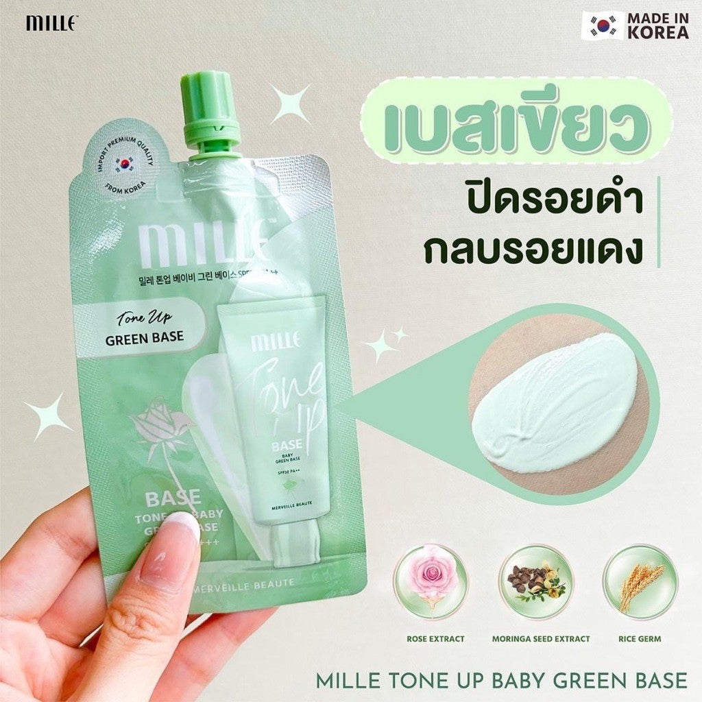 Mille Tone Up Baby Green Base SPF30 PA++ 6g