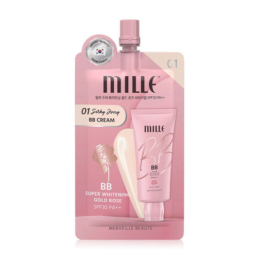Mille Super White Gold Rose BB Cream SPF30/PA++ 6g #01